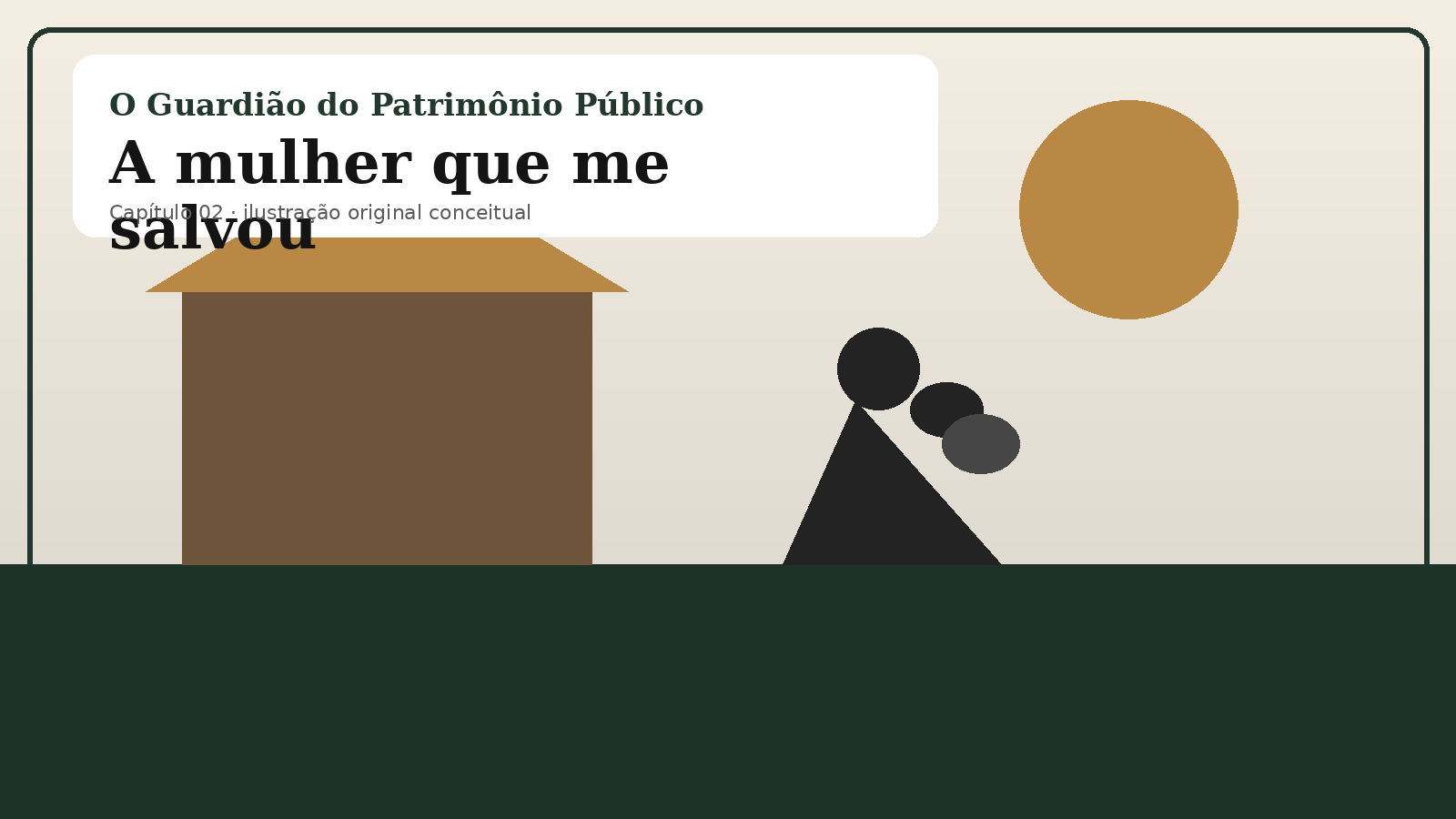 Ilustração original do capítulo 2: A mulher que me salvou