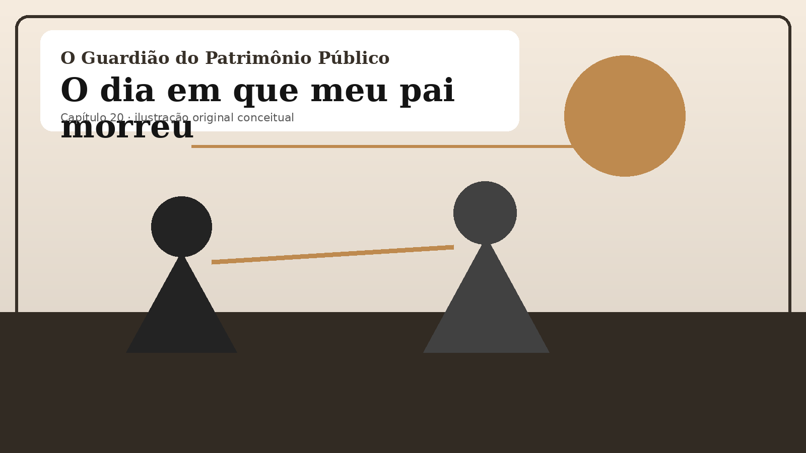 Ilustração original do capítulo 20: O dia em que meu pai morreu