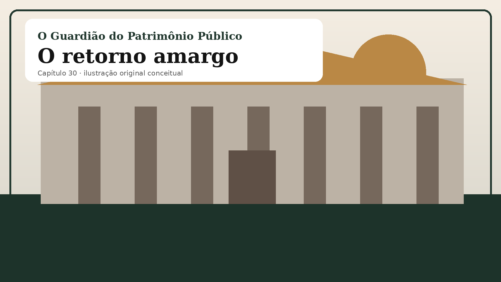 Ilustração original do capítulo 30: O retorno amargo