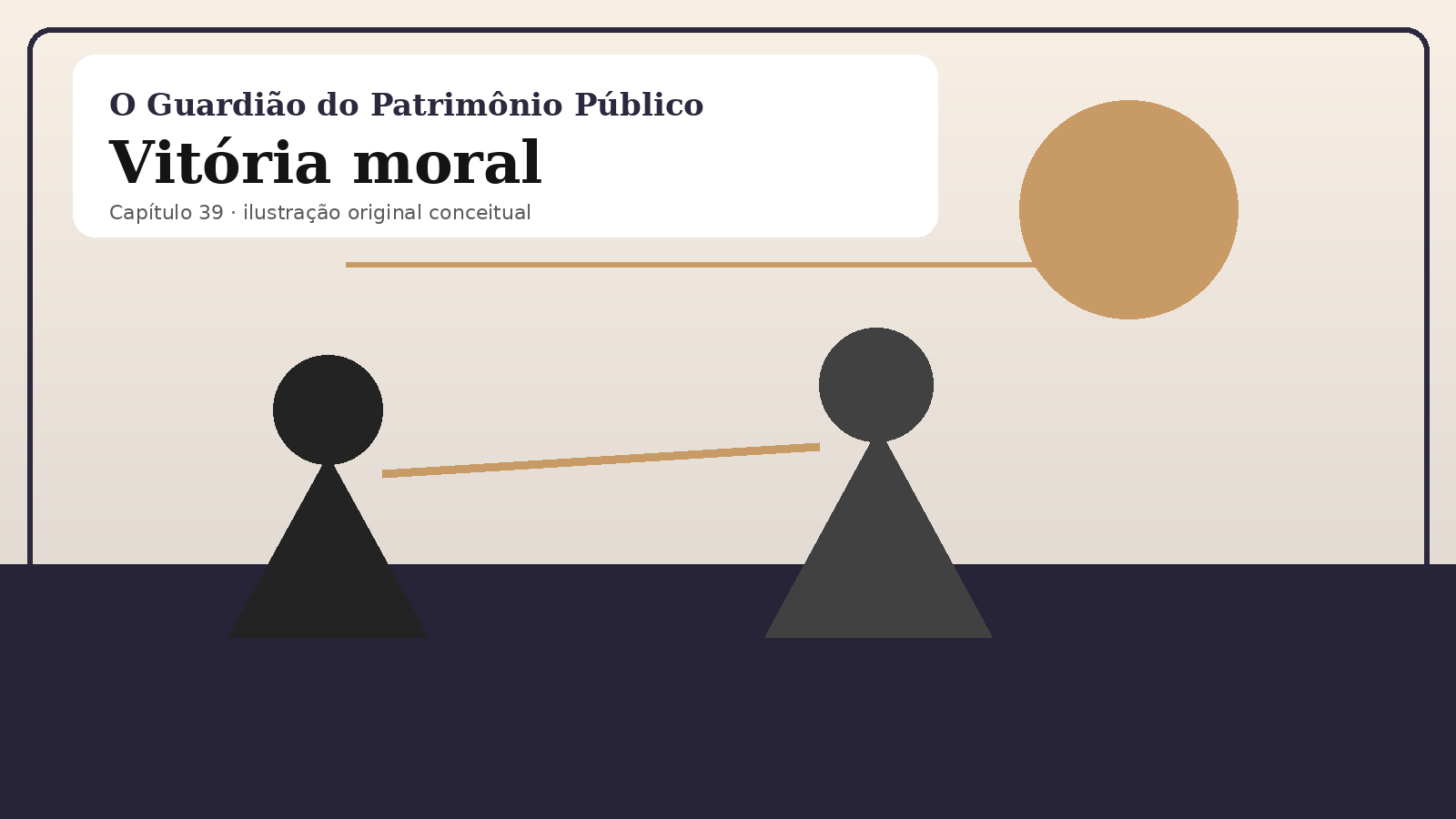 Ilustração original do capítulo 39: Vitória moral