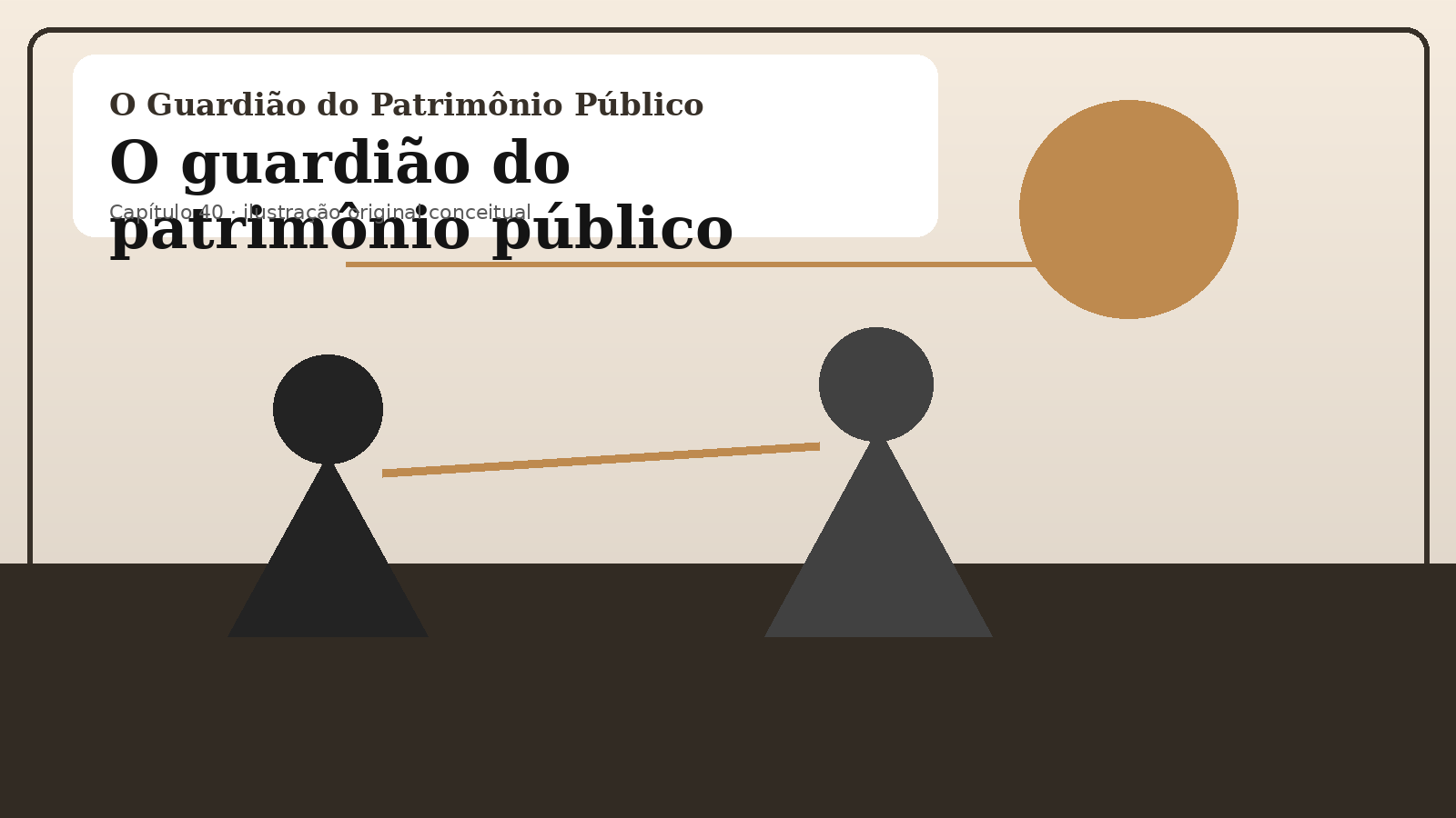 Capa conceitual do livro O Guardião do Patrimônio Público